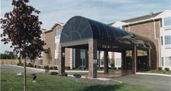 Front of Estates Building Photo