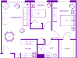 Two Bed, One Bath Thumbnail