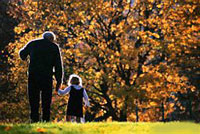 Grandfather with Grandchild Photo